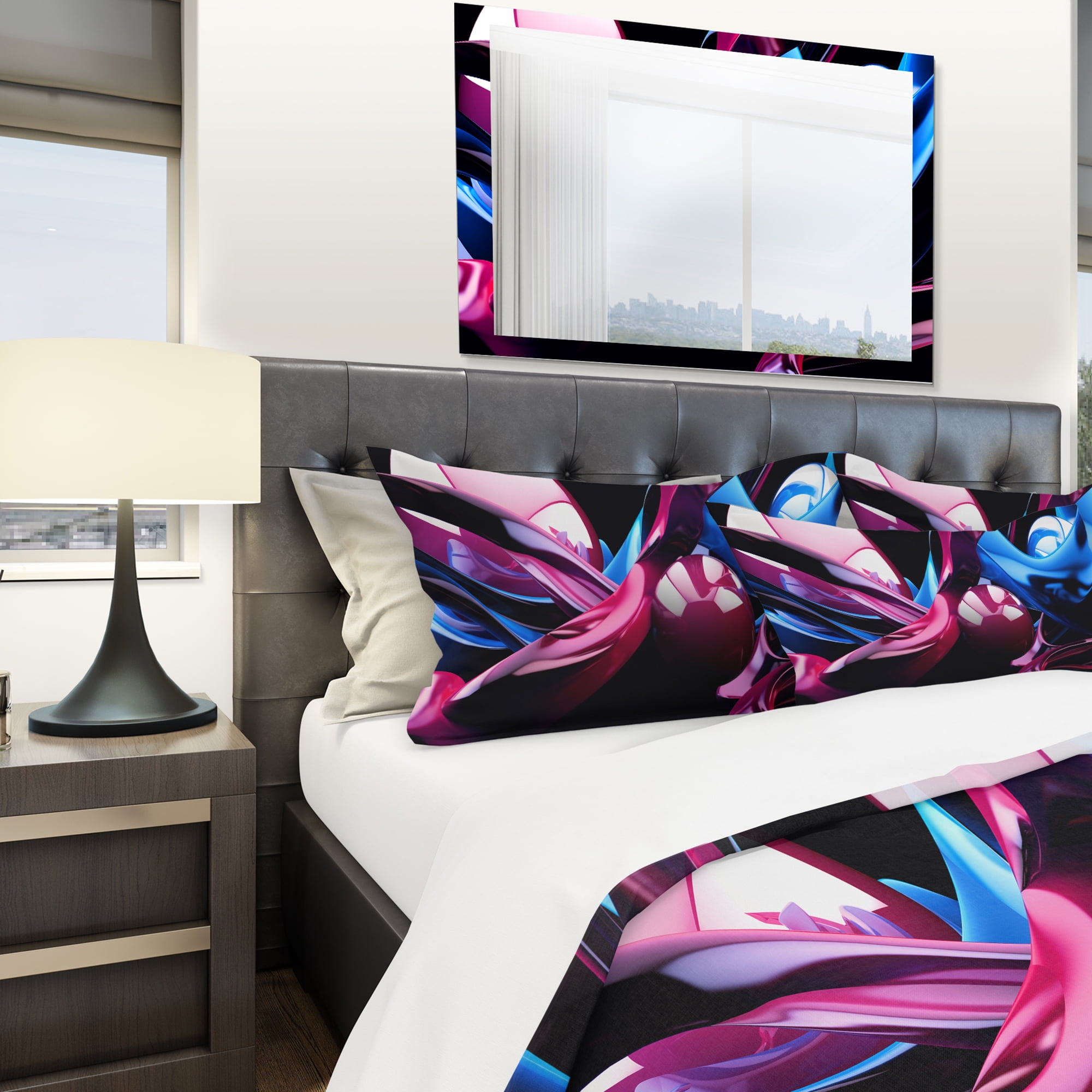 Designart 'What Do You See' Modern & Contemporary Duvet Cover Set