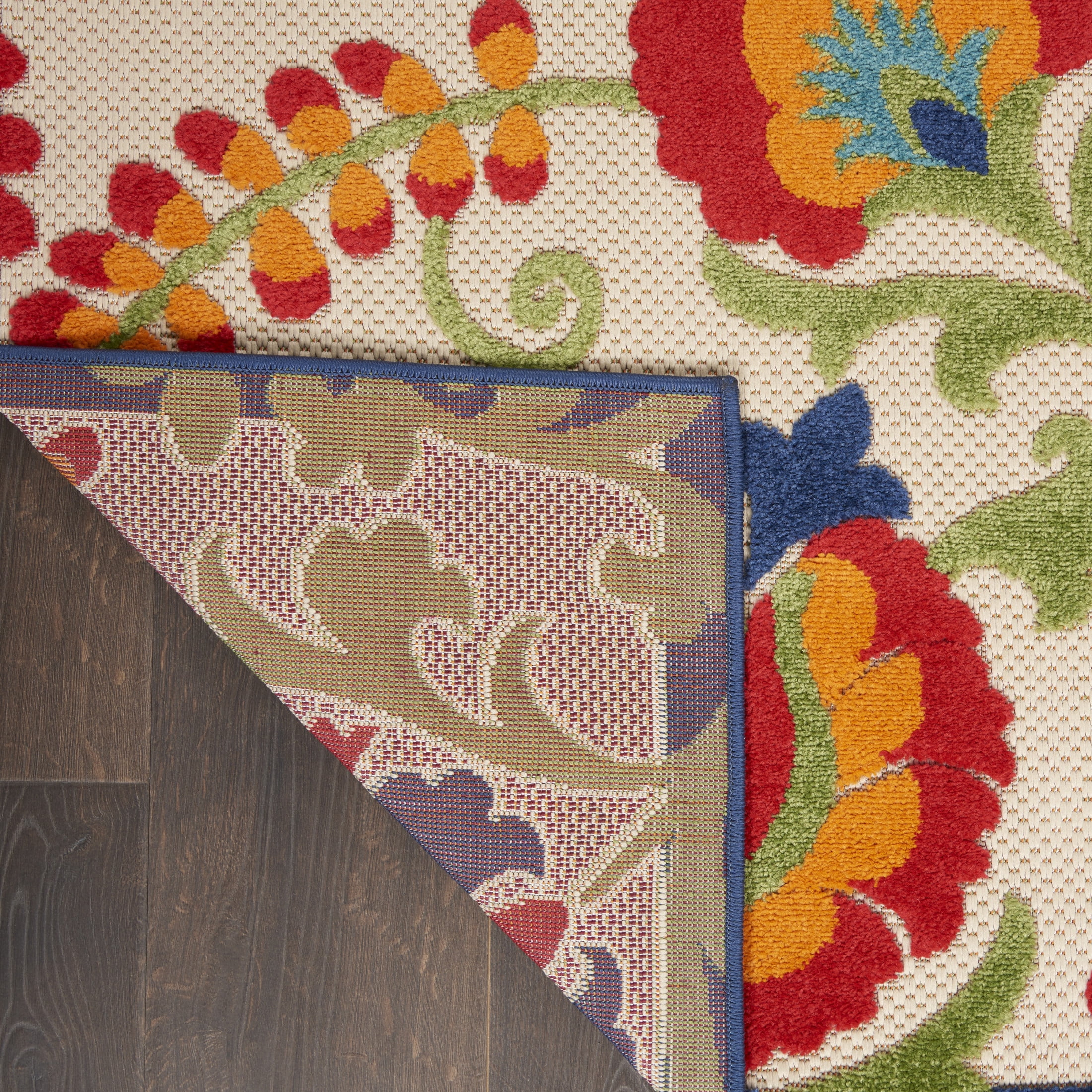 Nourison Aloha 2' x 3' Multicolor Farmhouse Rug