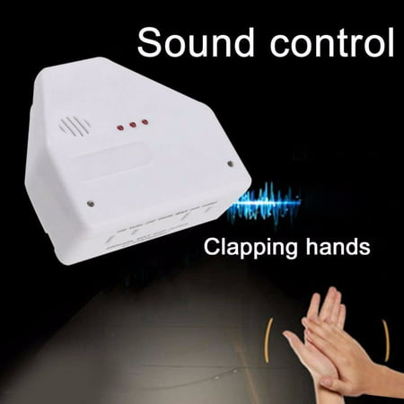Jeobest Sound Activated On/Off Switch - Light Clapper Switch - Clapper Switch Control - Sound Activated On/Off Switch Wireless Light Clapper Switch by Hand Clap for Smart Home (US Plug)