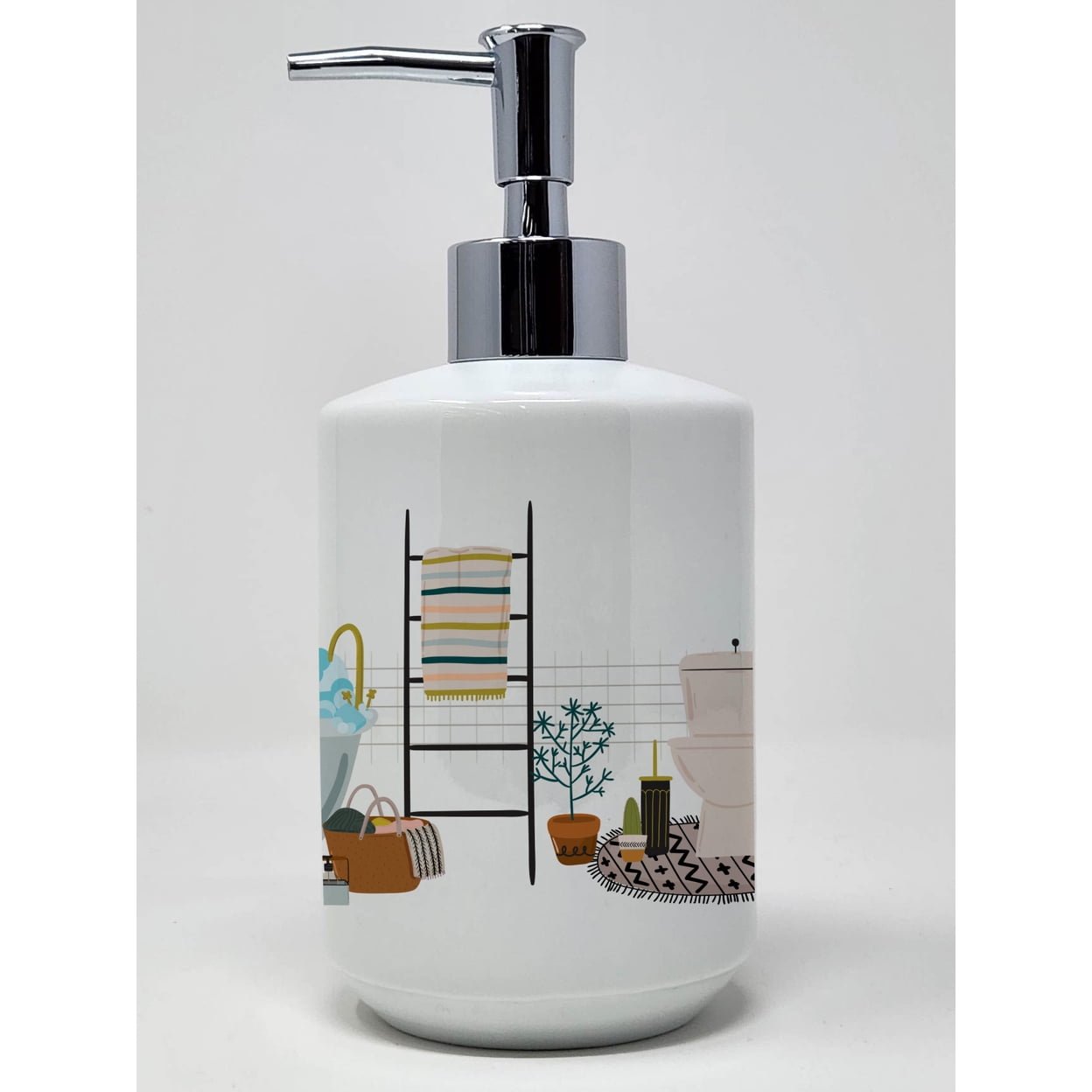 Grey Newfoundland Ceramic Soap Dispenser