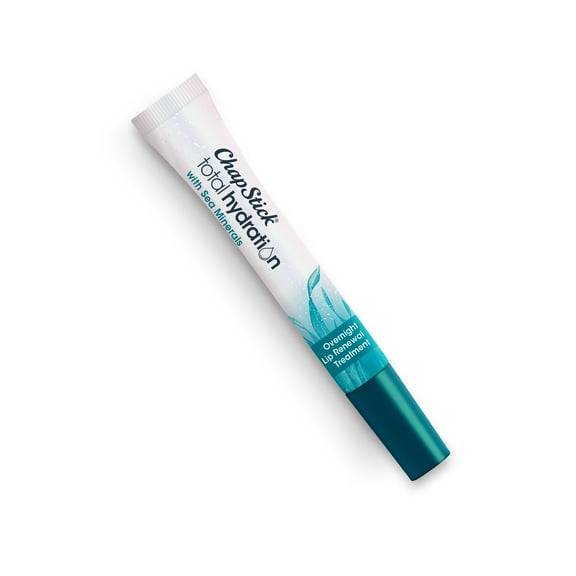 ChapStick Total Hydration With Sea Minerals Overnight Lip Treatment, Lip Moisturizer - 0.21 Oz