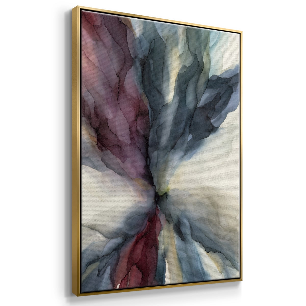 Untitled Framed Premium Gallery Wrapped Canvas - Ready to Hang - 17 x 25 - Gold Floating Frame