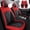 Black&Red, variant on WILLJOY Fit for Kia Sportage 2000-2026 Car Seat Covers, Nappa Leather 5-Seat Waterproof Automotive Seat Cushion Protector Airbag Compatible
