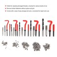 thumbnail image 2 of LHCER Thread Repair Kit,131Pcs Thread Repair Tool Tap Die Kit Combination Remove Broken Screws Bolts, Thread Repair Tool, 2 of 8