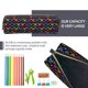 thumbnail image 5 of Fotbe Rainbow Butterfly Estuche para Lápices de Cuero con Estampado, Estuche con Cremallera Resistente, Organizador Compacto y Elegante para Papelería, 5 of 7