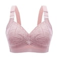 thumbnail image 2 of asdoklhq Sports Bras for Women,And Large Non-ring Side Wrap Bra Large Chest Show Small Bra Bra, 2 of 3