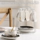 thumbnail image 5 of Inteprter Soporte para tazas de agua, estante multifuncional antioxidante para tazas, estante de drenaje para regalos de boda, organizador, cocina, Mostrada Blanco/4 Tazas Inteprter HA065408-03, 5 of 6