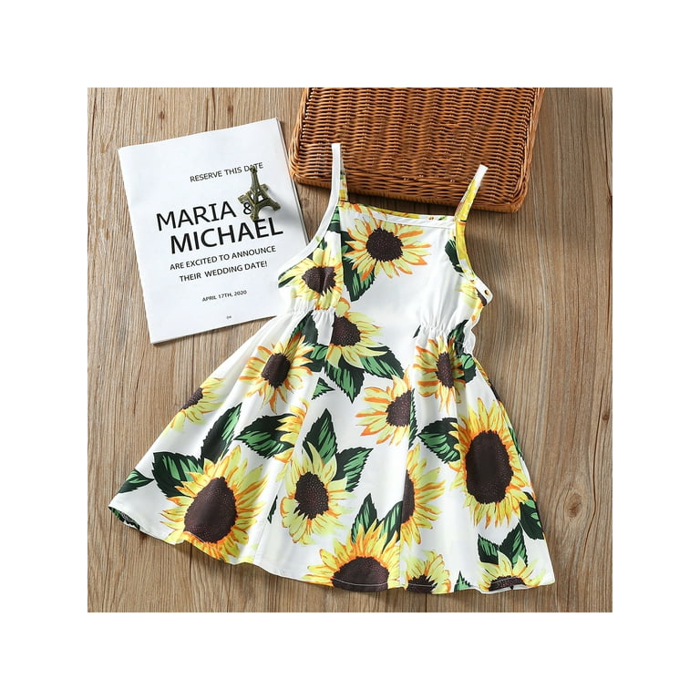 Cute hotsell sunflower dress