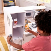 KidKraft Vintage Wooden White Play Kitchen with Ice Maker & Play Phone