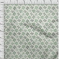 thumbnail image 4 of oneOone Silk Tabby Pear Green Fabric Text Sewing Craft Projects Fabric Prints By Yard 42 Inch Wide, 4 of 5