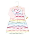 thumbnail image 2 of Hudson Baby Girls Cotton Dress and Cardigan Set, Cascading Hearts, 2T, 2 of 5