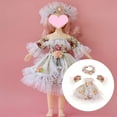 thumbnail image 3 of Ropa de muñeca 30cm Vestido de muñecas recién nacidas Disfraces estilo 5 Zulema Trajes De Muñeca BJD, 3 of 8