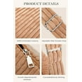 thumbnail image 4 of LHSHIDU Women Corduroy Bag Adjustable Strap Shoulder Bag Crossbody Bag Casual Purse Tote Bag Handbag, 4 of 7