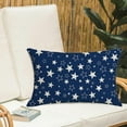 thumbnail image 5 of American Flag Pillow Covers 12 x 20 Inch Set of 4 Independence Day 4th of July Throw Pillow Case Memorial Day Patriotic Star Decorative Outdoor Case Blue for Home Couch Sofa Bed, 5 of 6