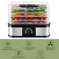 thumbnail image 4 of Costway Food Dehydrator 5 Tray Food Preserver Fruit Vegetable Dryer Temperature, 4 of 10