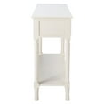 thumbnail image 3 of SAFAVIEH Haines Modern 2 Drawer Console Table, White, 3 of 7