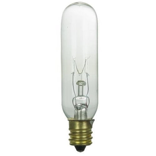 SUNLITE 15w T6 145v Candelabra Base Clear Bulb