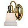 thumbnail image 2 of Meyda Tiffany 36635 5" Wide 1 Light Wall Sconce - Brass, 2 of 2