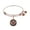 Pink, variant on Collection Brass with White Finish Proud Daughter U.S. Air Force Expandable Bangle