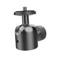 thumbnail image 4 of Bunblic Mini Ball Head Tripod Head Mount Adapter Portable 360 degree Rotatable Rotating Mount Base for Outdoor Activities Traveling Camping 0.375 in interface, 4 of 8