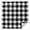 Black, variant on Cloth Napkins Set of 2 - 20x20 Inches, Grey Plaid Washable Reusable Table Napkins, Gradient Geometric Buffalo White Checkered Soft & Absortbent Dining Napkin for Party Wedding Hotel Restaurant