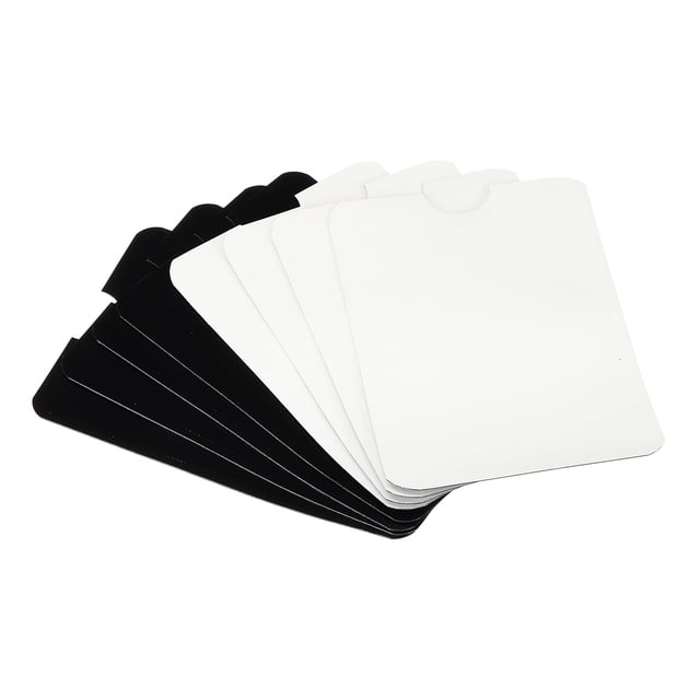Unique Bargains RFID Blocking Sleeves Identity Theft Prevention Credit Card Secure Protector Holder Sleeves 2Color 20Pack