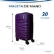 thumbnail image 3 of MALETA DE MANO RIGIDA 20 PULGADAS CON RUEDAS 360 Y CANDADO TSA MARCA GRAVITA, 3 of 6