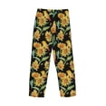 thumbnail image 4 of Kdxio Sunflowers And Bird Print Men's Sleep Pajama Pant Lounge Pants with Pockets, 4 of 8
