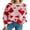 01-Red, variant on Sweaters for Women Crewneck Cute Heart Knitted Sweaters Winter Warm Pullover Sweaters Alsol Lamesa