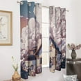 thumbnail image 2 of Blackout Curtains Decor Fairy Tale Cabin Balloon for Bedroom Living Room Grommet Window Drapes 2 Panel Set, 2 of 5