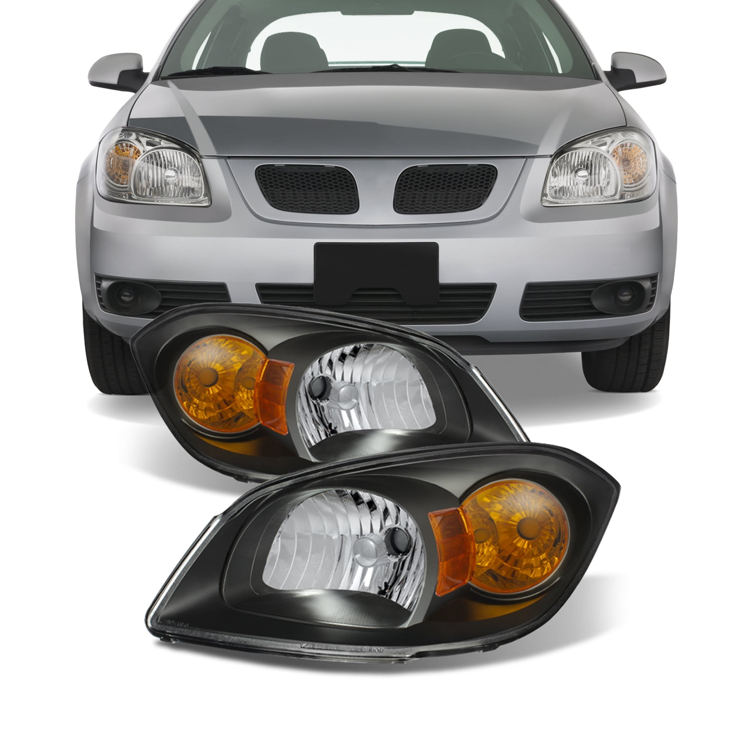 Manual Remote Door Mirrors Set fits Pontiac G5 Chevy Cobalt Coupe Side View Pair