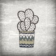 thumbnail image 3 of Kimberly, Allen 15x15 Black Modern Framed Museum Art Print Titled - Newspaper Cactus 2, 3 of 5