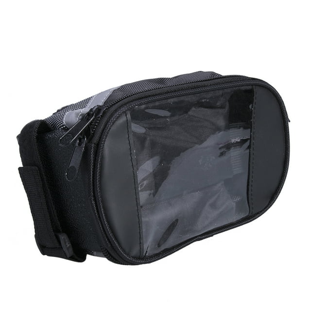 Kmbangi Sac avant Pliant pour Vélo, Sac de Rangement Imperméable pour l'Extérieur, Support pour Téléphone