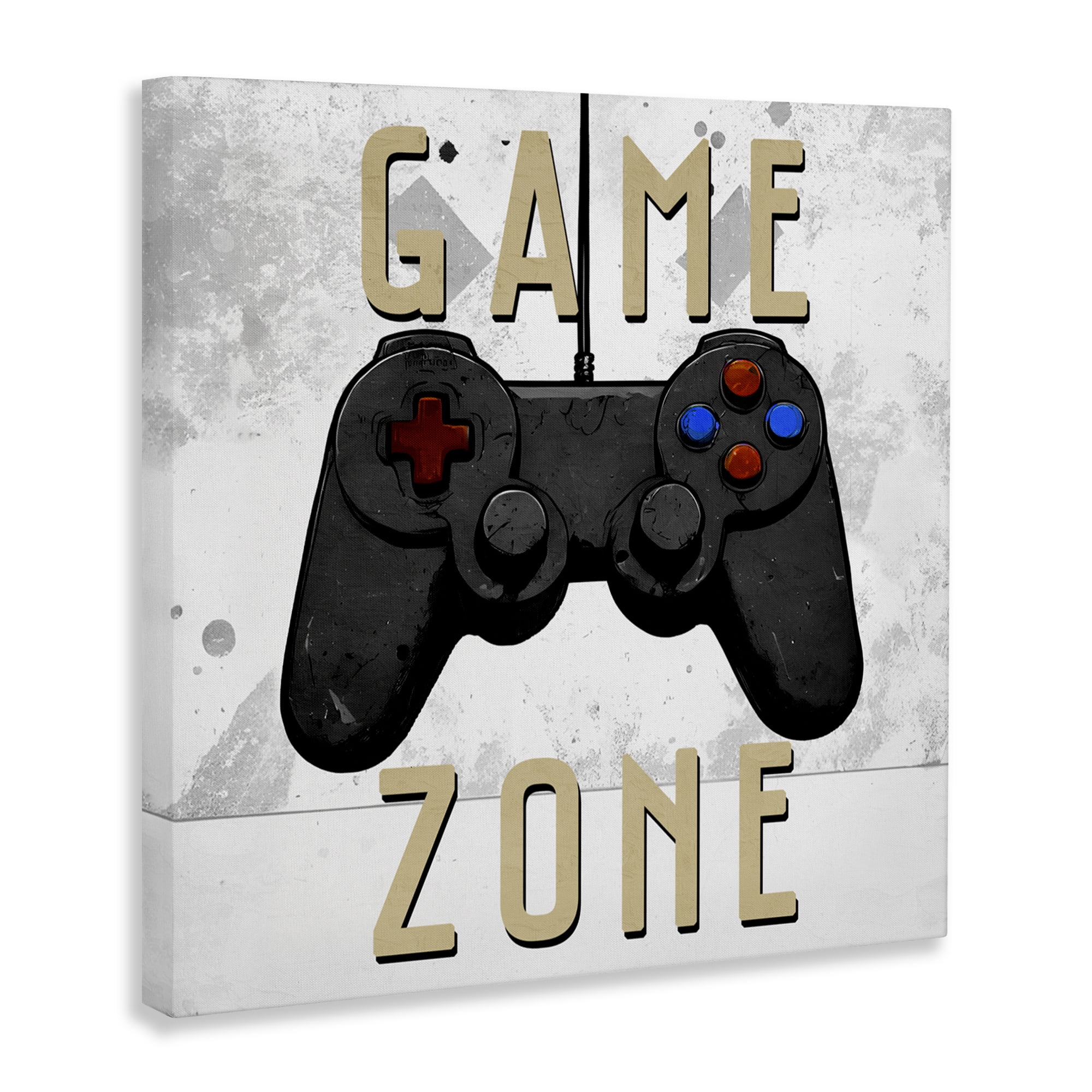 Stupell Industries Game Zone Control Canvas Wall Art, design by Kim Allen