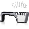 thumbnail image 1 of Afilador de cuchillos de cocina de 4 etapas para restaurar cuchillos, diseño de 4 etapas, 1 of 5