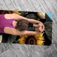 thumbnail image 5 of Sunflower Yoga Towel with Storage Bag, 72.8"x26.8" - Suitable for Yoga, Pilates, Fitness, Gym Towels, 5 of 6