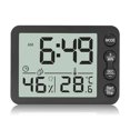 thumbnail image 4 of Inteprter Reloj Digital de escritorio, Sensor Dual, alarma electrónica, termómetro, botón de operación, funciona con batería, temporizador LCD, Type2 NO2 Inteprter CBP162530, 4 of 6