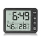 thumbnail image 5 of Advancent Reloj Digital de escritorio, alarma electrónica, termómetro, botón de sala de estar, funcionamiento con batería, temporizador LCD, No.01 2piezas Advancent CBP162525, 5 of 6