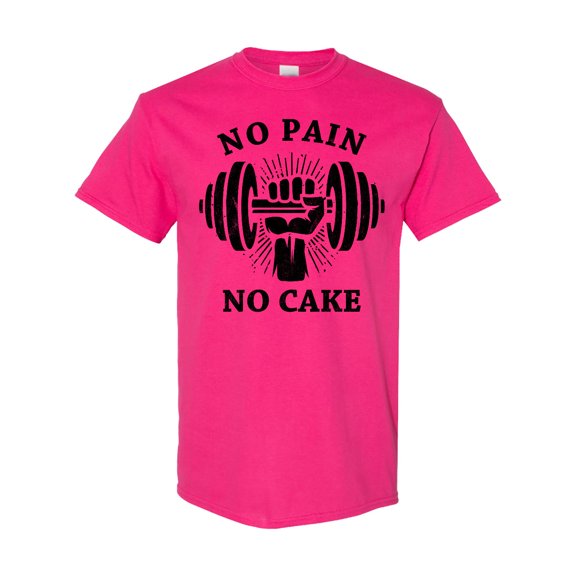 Inktastic No Pain No Cake Blk T-Shirt
