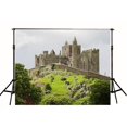 thumbnail image 1 of BSDHOME Polyester 7x5ft Alone Grey Stone Castle Ruins Photography Backdrop Green Lawn Background, 1 of 3