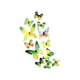 thumbnail image 2 of Pegatinas de mariposas Wosthever decoración hogar PVC 3D Verde, 2 of 6