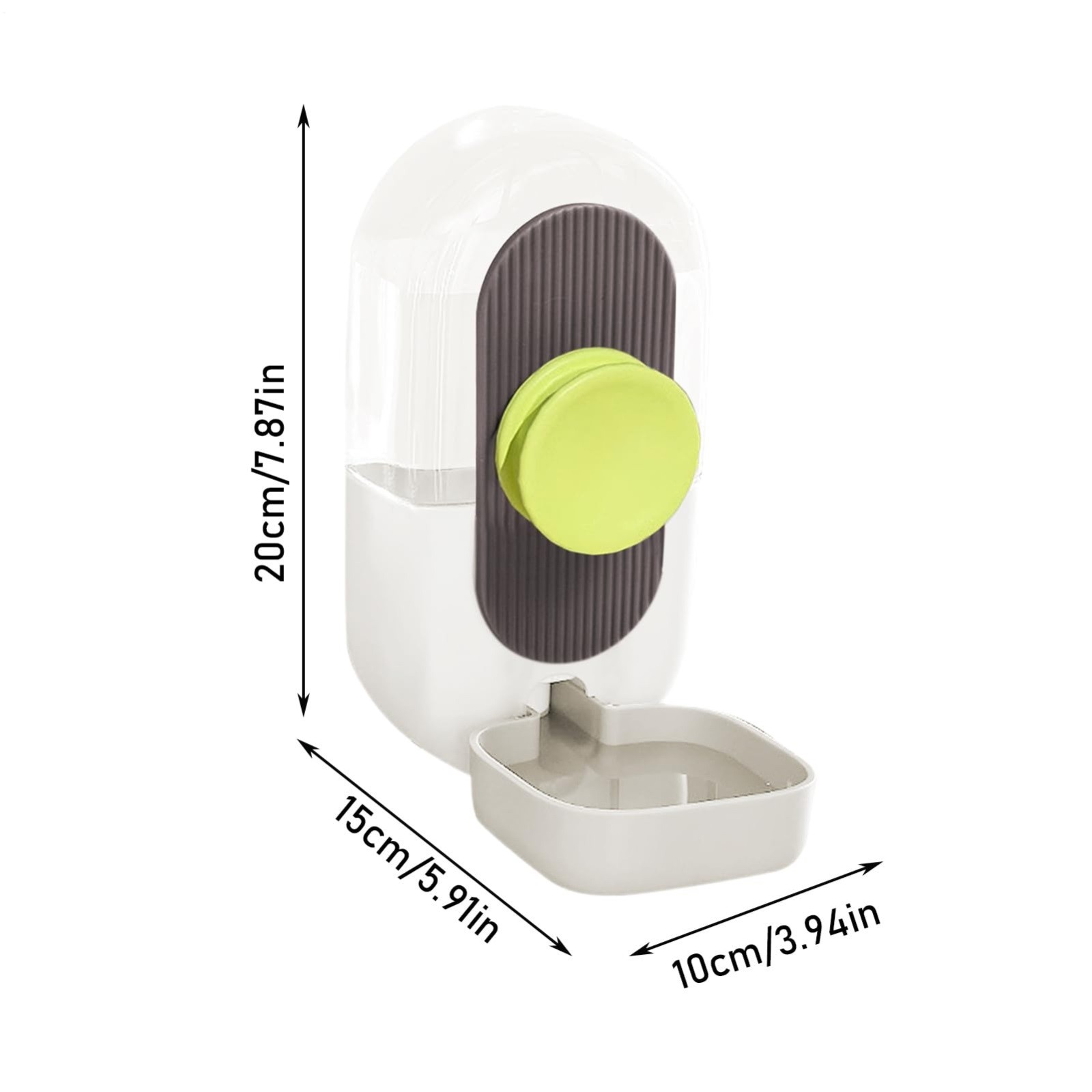 LYINGF Automatic Bird Water Feeder for Cage, Parrot Water Dispenser Cage Accessories for Lovebirds and Budgies, Easy to Install and Clean for Consistent Pet Bird Hydration