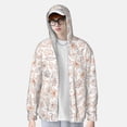 thumbnail image 4 of Fotbe Maple Leaves Men's Women's UPF 50+ Sun Protection Jacket Hooded Cooling Shirt with Pockets Hiking Outdoor Performance-Medium, 4 of 9