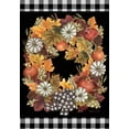 thumbnail image 3 of Briarwood Lane Fall Pumpkin Wreath Floral Garden Flag, 3 of 4