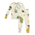 thumbnail image 4 of CPNG Girls Sleepwear Set Cute Fruit Print Crewneck Long Sleeve Top and Matching Pants Soft Comfy Loungewear 2 Piece Set, 4 of 4