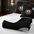 thumbnail image 4 of Erosebridal 8 Ball Twin Quilt Set Black Twin Coverlet Set, Black Solid 2 Pieces 1 Bedspread and 1 Pillowcase, 4 of 7