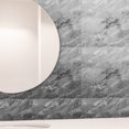 thumbnail image 4 of CRAFTHROU 10pcs Waterproof Wall Panels Self Adhesive Tile Sticker Grey Easy To Clean For Shower Areas, 4 of 6