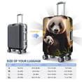 thumbnail image 6 of Lsque Forest Panda Printed Luggage Cover, Travel Luggage Protector,Scratch and Dirt Resistant, Fits 18-32 Inch Luggage - Medium, 6 of 9