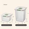 thumbnail image 5 of Moisture Proof Insect Proof Rice Box 10KG Grain Sealed Jar Kitchen Container Bucket Storage Pet Food Box with Lid C, 5 of 5