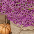 thumbnail image 5 of JEMONG 12 Bundles Artificial Flowers Outdoor Fake Flowers Plastic Plants Garden Decorating Purple, 5 of 10